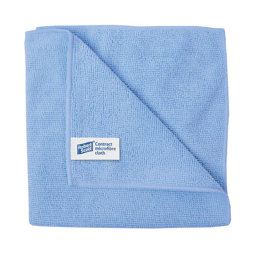 Robert Scott - Contract "M" Microfibre Cleaning Cloths 40cm x 40cm (10 Pack)