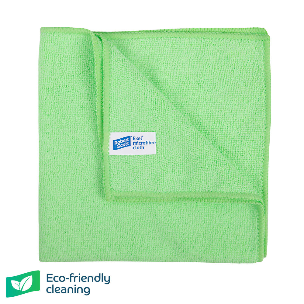 Robert Scott - Exel® Microfibre Cleaning Cloths 40cm x 40cm (10 Pack)