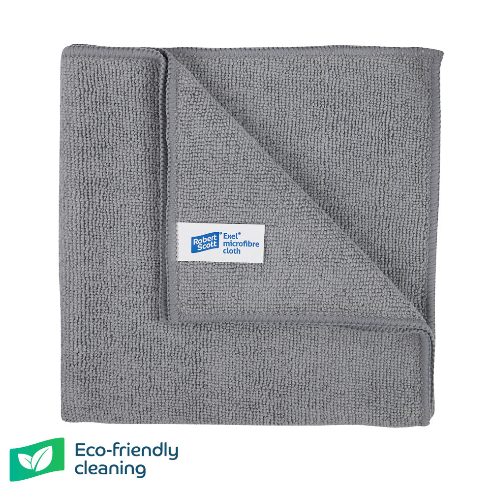 Robert Scott - Exel® Microfibre Cleaning Cloths 40cm x 40cm (10 Pack)