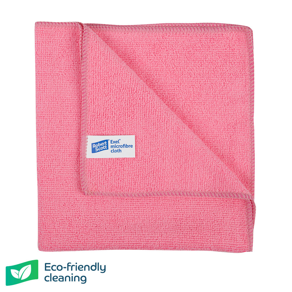 Robert Scott - Exel® Microfibre Cleaning Cloths 40cm x 40cm (10 Pack)