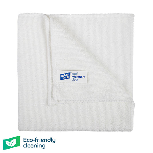 Robert Scott - Exel® Microfibre Cleaning Cloths 40cm x 40cm (10 Pack)
