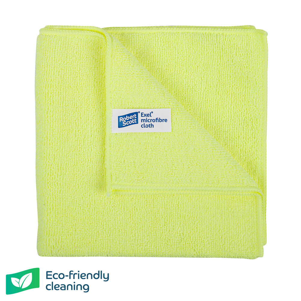Robert Scott - Exel® Microfibre Cleaning Cloths 40cm x 40cm (10 Pack)