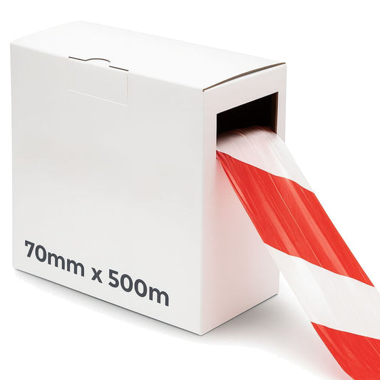 Barrier Warning Tape – Non-Adhesive 70mm × 500m