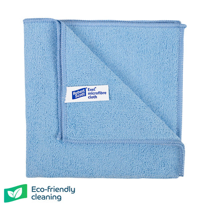 Robert Scott - Exel® Microfibre Cleaning Cloths 40cm x 40cm (10 Pack)
