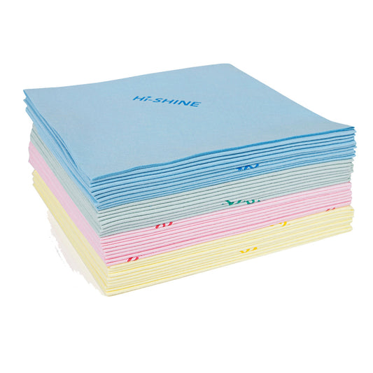 Robert Scott - Hi-Shine Microfibre Cleaning Cloths 40cm x 40cm (10 Pack)